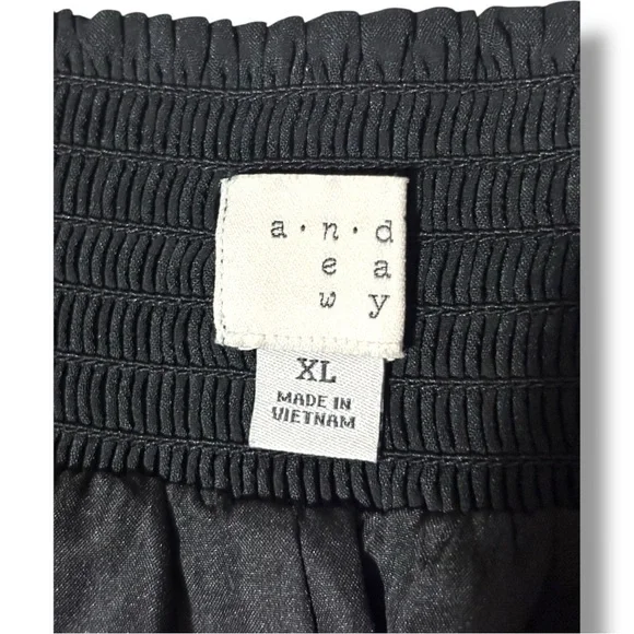 A New Day NWT XL Ebony Fully Lined High Wide Waistband Fit and Flare Mini Skirt - Picture 9 of 15